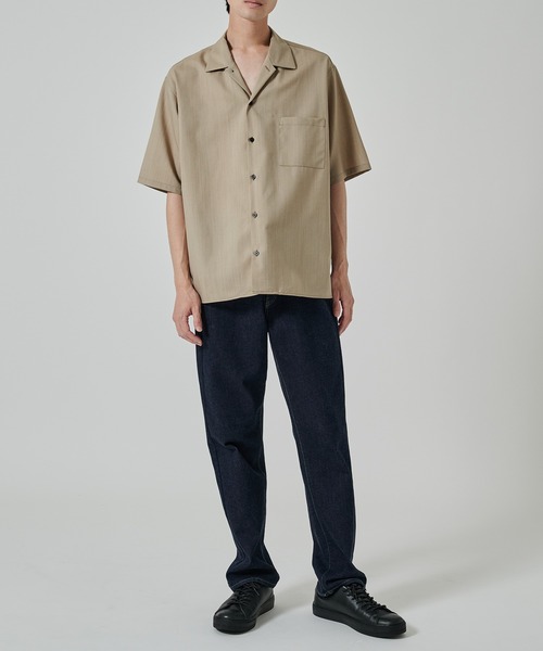 markaware ウールシャツ　マーカウェア MARKAWARE (マーカウェア) OVER SHIRT / オーバーシャツ