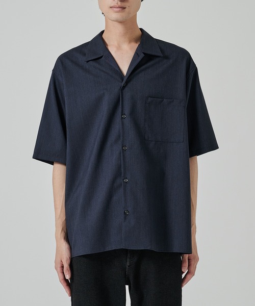 markaware シャツ 「MARKAWARE/marka」ウールトロピカルメランジ