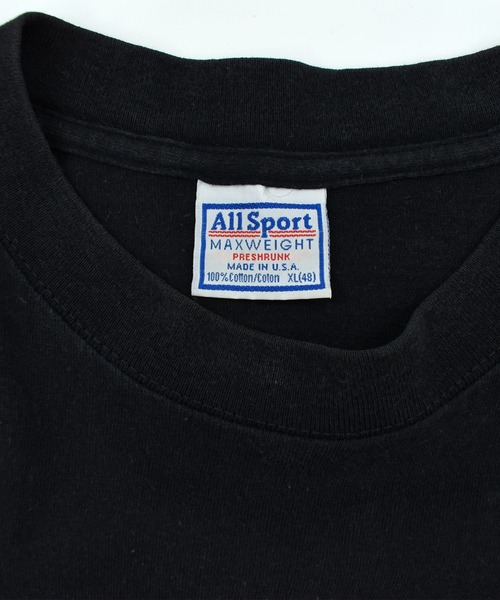 VINTAGE tシャツ 「USED」Y2K All sports “B＆W” レーシング Tシャツ