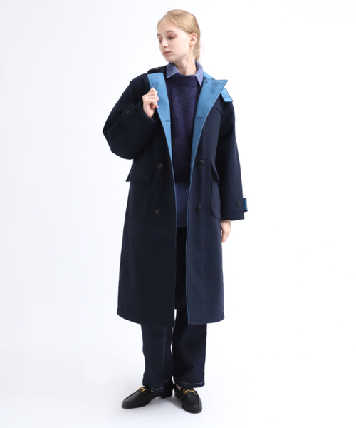 「RNA-N」 コート MEDIUM ネイビー レディース_画像2