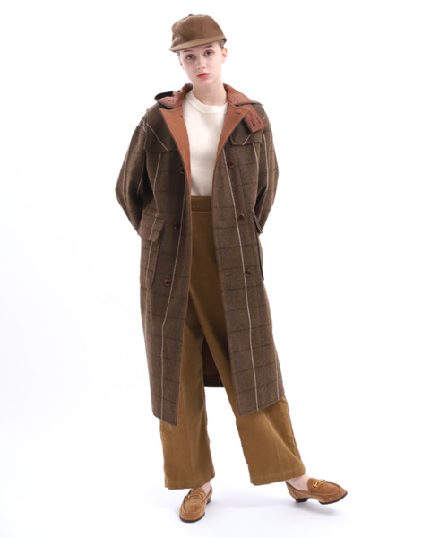 「RNA-N」 コート MEDIUM ネイビー レディース_画像9