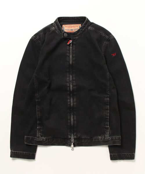 ディーゼル　ブラックデニムジャケット DIESEL 「DIESEL」 デニムジャケット - ブラック メンズ