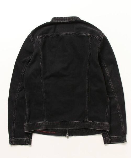ディーゼル　ブラックデニムジャケット DIESEL 「DIESEL」 デニムジャケット - ブラック メンズ