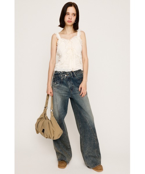 sale 【新品未使用】SLY ワイドストレートデニム ジーンズ 165/68A URBAN RESEARCH Sonny Label ジーンズ デニムワイドストレート