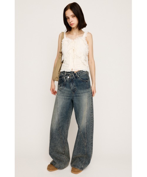 sly ストレートデニム SLY | J／W SIDE OPEN STRAIGHT パンツ (ストレート ) |SHEL