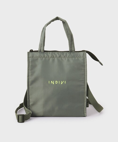 新品タグ付き☆ INDIVIミドルショルダートートバッグ ミドルドロストバッグ（トートバッグ） | INDIVI（インディヴィ