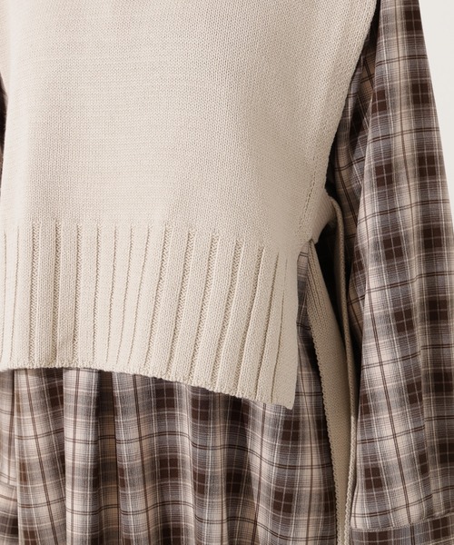 N.Natural Beauty Basic ワンピース 「PS/低身長サイズ」ニット