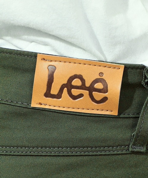 「Lee」 加工スキニーデニムパンツ LARGE インディゴブルー メンズ