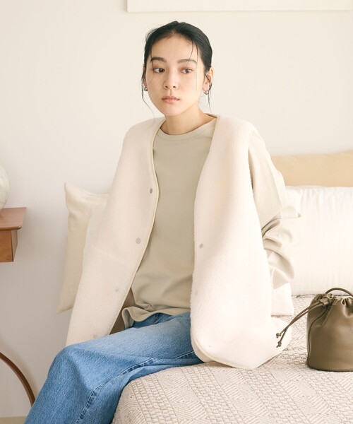 BEAUTY&YOUTH フェイクムートンコート BEAUTY＆YOUTH UNITED ARROWS コート アウター 「WEB限定」ボア