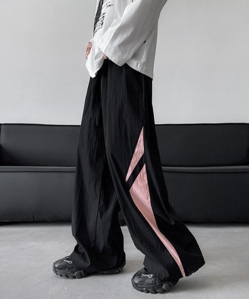 パンツ kaz U MGV（エムジーヴィー） パンツ サイドデザインシャカパンツ メンズ