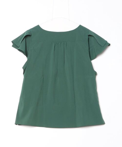 「STYLE DELI」 半袖ブラウス MEDIUM グリーン レディース_画像2