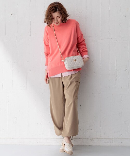 「23区」 長袖ニット 38 ホワイト レディース_画像5