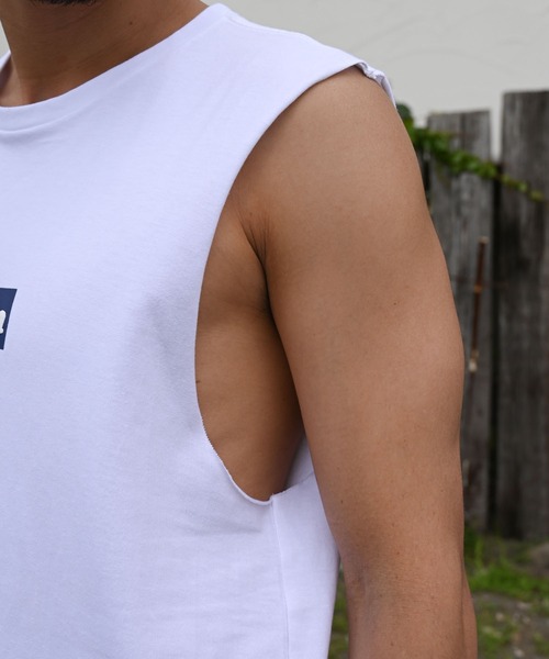 「#Re:room」 ノースリーブトップス SMALL ベージュ メンズ_画像9