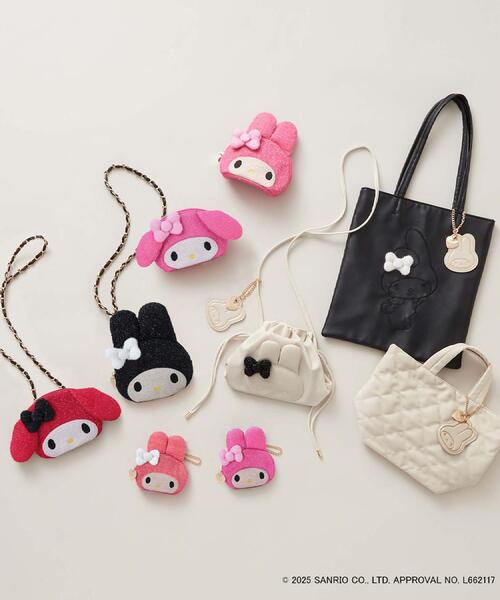 sanrio（サンリオ） ポーチ 「マイメロディ」フェイス型キラキラシェル