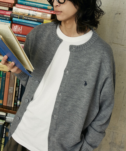 U.S. POLO ASSN.（ユーエスポロアッスン） カーディガン メンズ 