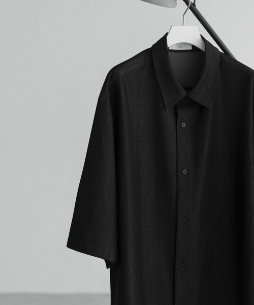 「remer」 半袖シャツ SMALL ブラック メンズ_画像6