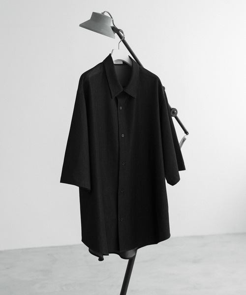 「remer」 半袖シャツ SMALL ブラック メンズ_画像7