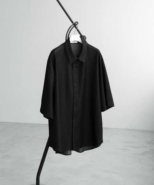 「remer」 半袖シャツ SMALL ブラック メンズ_画像8