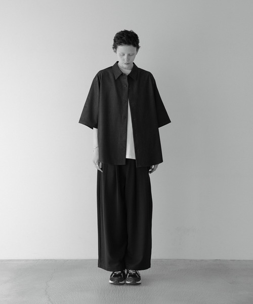 「remer」 半袖シャツ SMALL ブラック メンズ_画像10