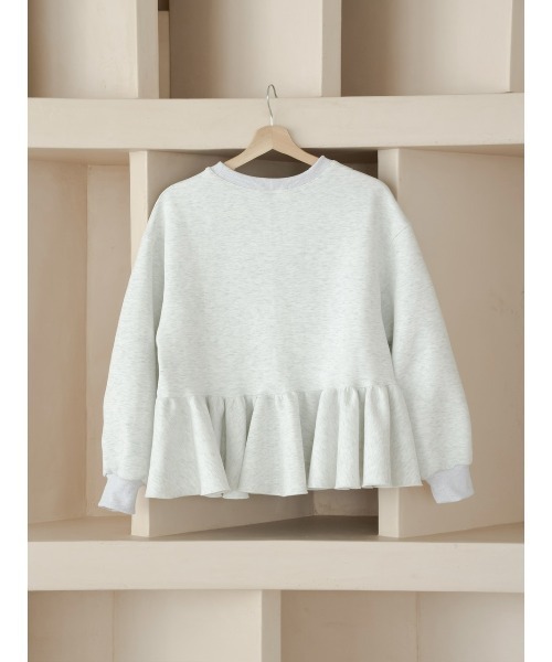 トレーナー スウェット 「売り上げ枚数2500枚突破」jm peplum sweat レディース