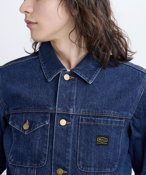 RVCA（ルーカ） ブルゾン アウター メンズ DENIM JACKET ジャケット 