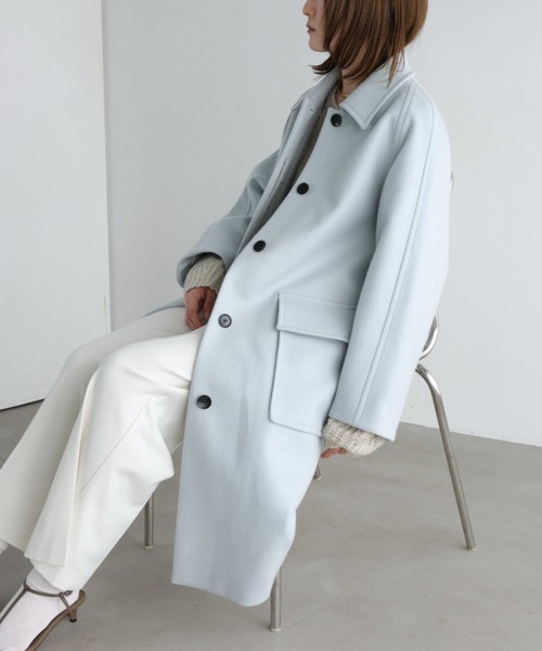 バビロン☆ステンカラーコート BABYLONE（バビロン） ステンカラーコート コート ダブルメルトン