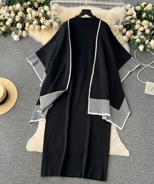 「SMILE ORCHID」 ニットワンピース FREE アイボリー レディース_画像5