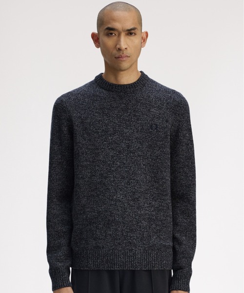 FRED PERRY ダークグレー ニット Sサイズ FRED PERRY（フレッドペリー） セーター ニット Twisted Marl Jumper