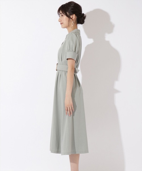 「SWINGLE」 半袖ワンピース MEDIUM ラベンダー レディース_画像4