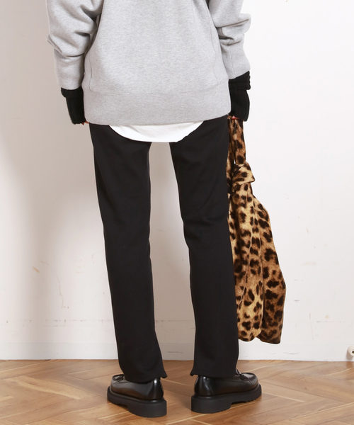 EVERYDAY I LIKE. パンツ * Warm Zip Leggings Pants レディース