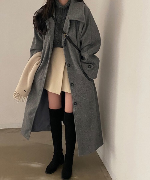 バーバリー　レトロ　レディース　ステンカラーコート コート　ベルト付 ステンカラーコート コート バックスリットベルト付きステンカラー