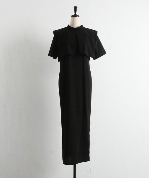 「tocco closet」 半袖ワンピース M ブラック レディース_画像2