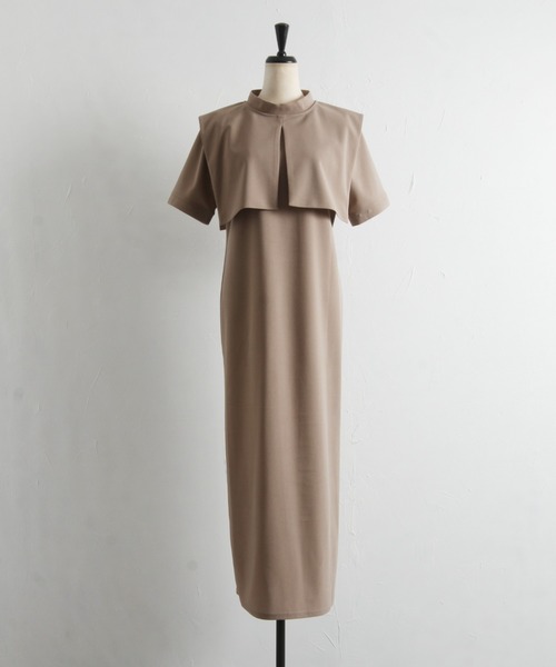 「tocco closet」 半袖ワンピース M ブラック レディース_画像3