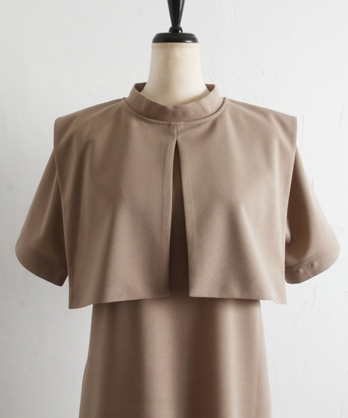 「tocco closet」 半袖ワンピース M ブラック レディース_画像9