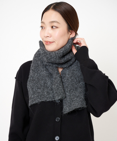 B.C STOCK（ベーセーストック） マフラー ストール ウール混メランジ