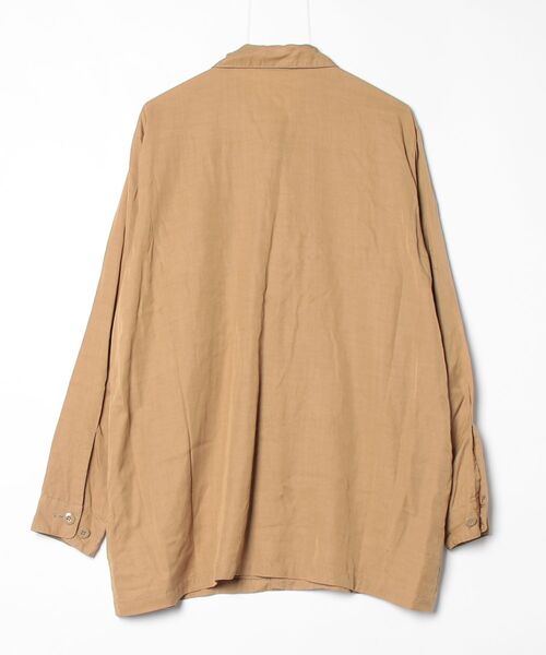 「NOWOS」 長袖シャツ S ベージュ レディース_画像2
