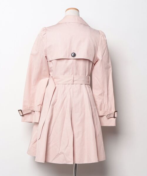 「Rirandture」 トレンチコート 2 ピンク レディース_画像2