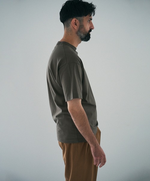 「UNFIL」 半袖Tシャツ 4 ブラウン メンズ_画像4