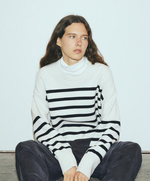 「GALERIE VIE」 長袖ニット FREE グレー レディース_画像2