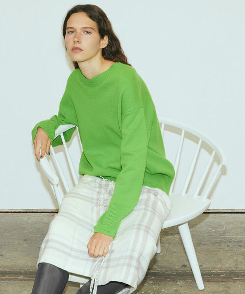 「GALERIE VIE」 長袖ニット FREE グレー レディース_画像3