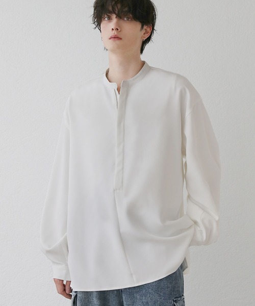 「LILL」 長袖シャツ L ホワイト メンズ_画像3