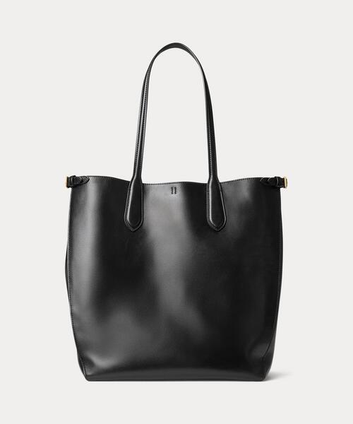 未使用級 ローレンラルフローレン ハンドバッグ エンボスレザー ブラック LAUREN RALPH LAUREN（ローレン ラルフローレン） ショルダーバッグ