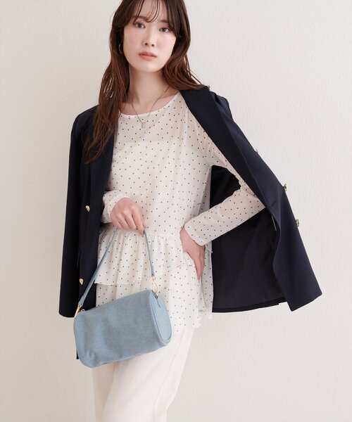 natural couture tシャツ 総レースティアードTOPS レディース 