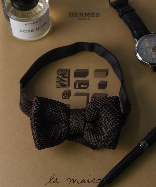 「CALIFORNIA OUTFITTERS」 蝶ネクタイ ONE SIZE ブラウン メンズ_画像2