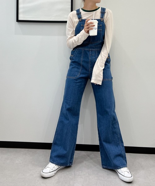 「CANAL JEAN」 オーバーオール X-SMALL インディゴブルー レディース