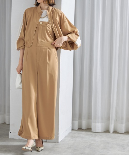 「each」 ブルゾン FREE ブラック レディース_画像2