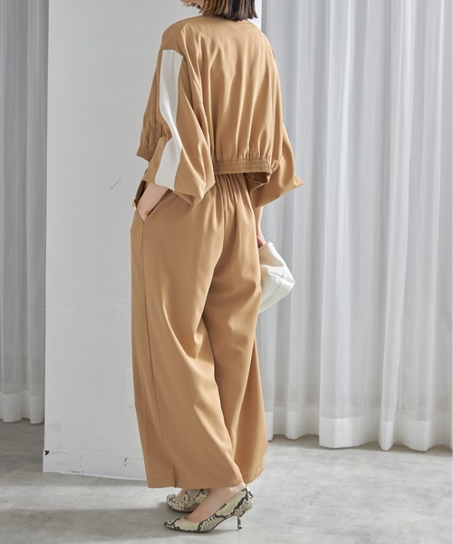 「each」 ブルゾン FREE ブラック レディース_画像5