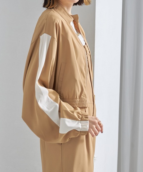 「each」 ブルゾン FREE ブラック レディース_画像7