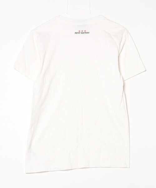 「PETIT BATEAU」 半袖Tシャツ SMALL ホワイト レディース_画像2