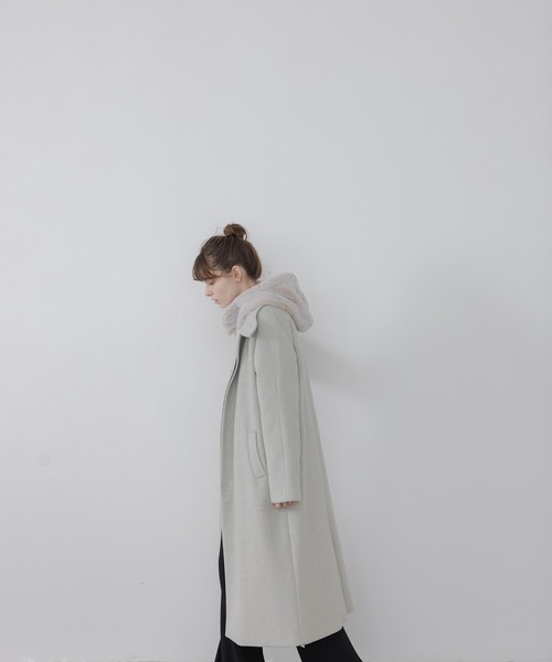 「EKCOOKIES」 チェスターコート S ベージュ レディース_画像3